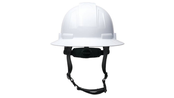 Pyramex - Ridgeline T2 - HPT256110V - Ridgeline T2 Full Brim Hard Hat - Vented - White - 6pt Ratchet Suspension - HPT256110_B_1