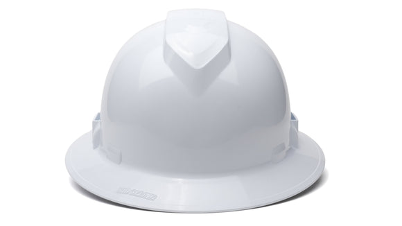 Pyramex - Ridgeline T2 - HPT256110V - Ridgeline T2 Full Brim Hard Hat - Vented - White - 6pt Ratchet Suspension - HPT256110_F