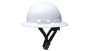 Pyramex - Ridgeline T2 - HPT256110V - Ridgeline T2 Full Brim Hard Hat - Vented - White - 6pt Ratchet Suspension - HPT256110_S_1