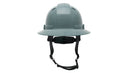 Pyramex - Ridgeline T2 - HPT256113V - Ridgeline T2 Full Brim Hard Hat - Vented - Slate Gray - 6pt Ratchet Suspension - HPT256113V_B