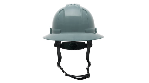 Pyramex - Ridgeline T2 - HPT256113 - Ridgeline T2 Full Brim Hard Hat - Slate Gray - 6pt Ratchet Suspension - HPT256113_B