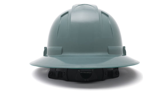 Pyramex - Ridgeline T2 - HPT256113V - Ridgeline T2 Full Brim Hard Hat - Vented - Slate Gray - 6pt Ratchet Suspension - HPT256113_B_1
