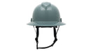 Pyramex - Ridgeline T2 - HPT256113 - Ridgeline T2 Full Brim Hard Hat - Slate Gray - 6pt Ratchet Suspension - HPT256113_F