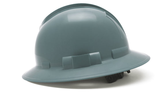 Pyramex - Ridgeline T2 - HPT256113V - Ridgeline T2 Full Brim Hard Hat - Vented - Slate Gray - 6pt Ratchet Suspension - HPT256113_S_1