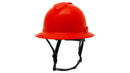 Pyramex - Ridgeline T2 - HPT256120V - Ridgeline T2 Full Brim Hard Hat - Vented - Red - 6pt Ratchet Suspension - HPT256120V_34F