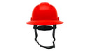 Pyramex - Ridgeline T2 - HPT256120V - Ridgeline T2 Full Brim Hard Hat - Vented - Red - 6pt Ratchet Suspension - HPT256120V_B