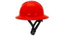 Pyramex - Ridgeline T2 - HPT256120V - Ridgeline T2 Full Brim Hard Hat - Vented - Red - 6pt Ratchet Suspension - HPT256120V_S