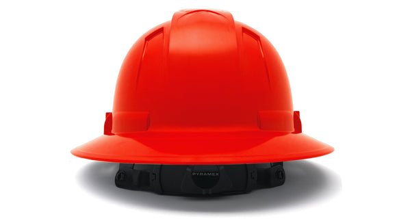 Pyramex - Ridgeline T2 - HPT256120V - Ridgeline T2 Full Brim Hard Hat - Vented - Red - 6pt Ratchet Suspension - HPT256120_B_1