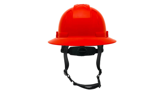 Pyramex - Ridgeline T2 - HPT256120V - Ridgeline T2 Full Brim Hard Hat - Vented - Red - 6pt Ratchet Suspension - HPT256120_B