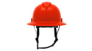 Pyramex - Ridgeline T2 - HPT256120V - Ridgeline T2 Full Brim Hard Hat - Vented - Red - 6pt Ratchet Suspension - HPT256120_F