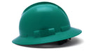 Pyramex - Ridgeline T2 - HPT256135 - Ridgeline T2 Full Brim Hard Hat - Green - 6pt Ratchet Suspension - HPT256135_S_1