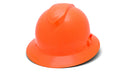 Pyramex - Ridgeline T2 - HPT256141V - Ridgeline T2 Full Brim Hard Hat - Vented - Hi-Vis Orange - 6pt Ratchet Suspension - HPT256141_34F_1