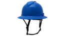 Pyramex - Ridgeline T2 - HPT256160V - Ridgeline T2 Full Brim Hard Hat - Vented - Blue - 6pt Ratchet Suspension - HPT256160_34F