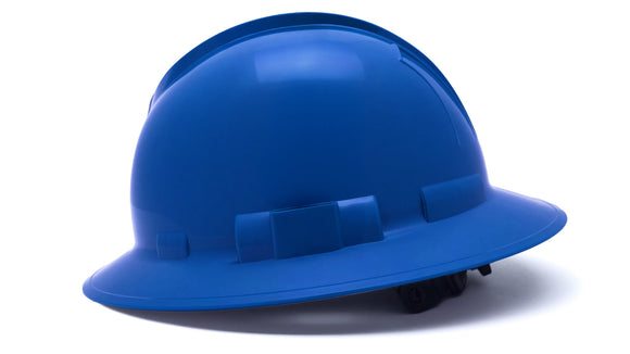 Pyramex - Ridgeline T2 - HPT256160 - Ridgeline T2 Full Brim Hard Hat - Blue - 6pt Ratchet Suspension - HPT256160_S_1