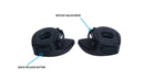 Pyramex - SL T2 Safety Helmet - HPT2CLIPS - SL T2 Series - Type II Accessory - Clips for shields - HPT2CLIPS_Callout