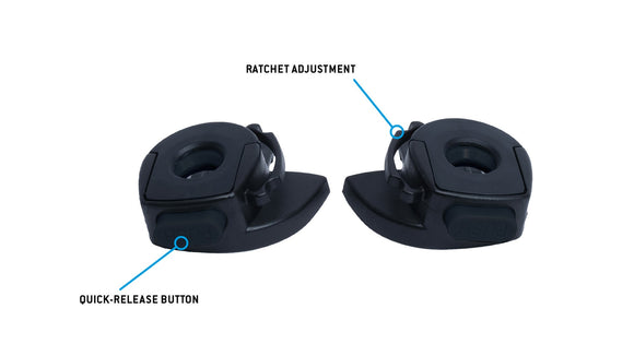 Pyramex - SL T2 Safety Helmet - HPT2CLIPS - SL T2 Series - Type II Accessory - Clips for shields - HPT2CLIPS_Callout