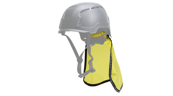 Pyramex - SL T2 Safety Helmet - HPT2CNS130 - SL T2 Series - Type II Accessory - Cooling neck shade lime - HPT2CNS130_SL_T2_Helmet_Grayed_Out