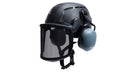 Pyramex - SL T2 Safety Helmet - HPT2FVM60 - SL T2 Series - Type II Accessory - Full shield mesh with clips - HPT2FVM60_SL_T2_Helmet_CM6010_Earmuff