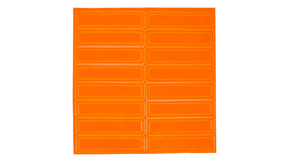 Pyramex - Accessories - HVRSOR - Adhesive reflective stripe for hard hats- 16 stickers per page - HVRSOR