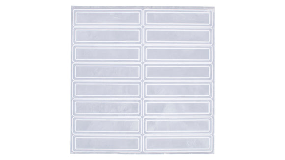 Pyramex - Accessories - HVRSWH - Adhesive reflective stripe for hard hats- 16 stickers per page - HVRSWH