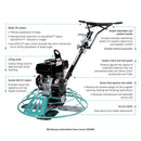 Multiquip J36H90H — Mq Whiteman 36 in Walk-behind Trowel, Honda GX270 High Speed-2