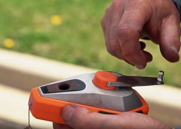 Keson K3XPRO Chalk Line Reel – 3X Rewind, Metal/ABS Case, BigMouth® Port