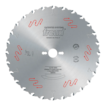 300Mm Thin Kerf Carbide Tipped Blade To Cut Solid Wood-LU1E03-3428