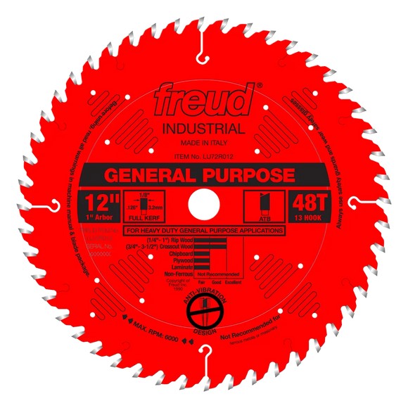 12" General Purpose Blade-LU72R012-3450