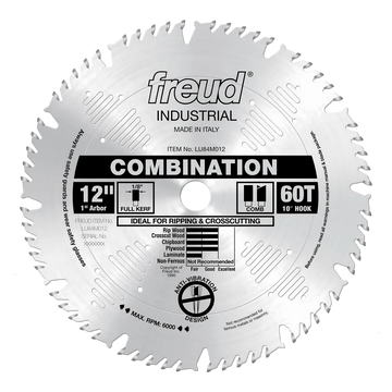 12" Combination Blade-LU84M012-3456