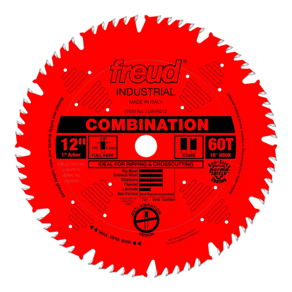 12" Combination Blade-LU84R012-3458