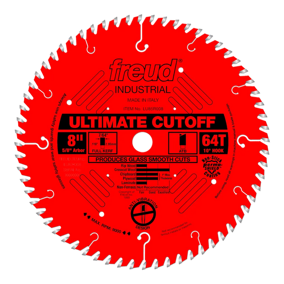 8" Ultimate High Production Cut-Off Saw Blade-LU85R008-3463
