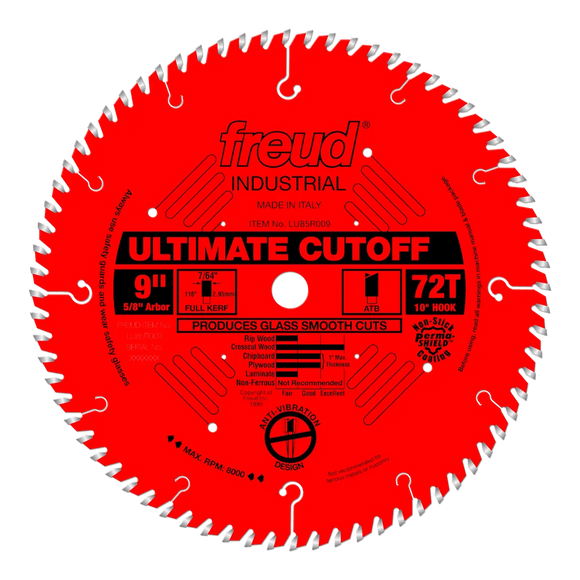 9" Ultimate High Production Cut-Off Saw Blade-LU85R009-3464