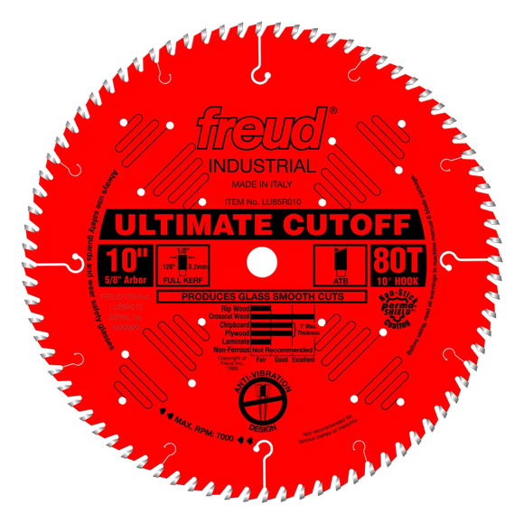 10" Carbide Tipped Saw Blade For Crosscutting-LU85R010-3465