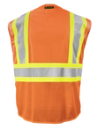 Occunomix Hi-Vis Mesh Zipper, Safety Vest 6 Pockets(LUX-SSM2TZ) — Class 2