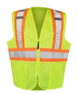 Occunomix Hi-Vis Mesh Zipper, Safety Vest 6 Pockets(LUX-SSM2TZ) — Class 2