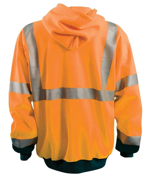 Occunomix Class 3 Hi-Vis Hoodie – LUX-SWTHZBK
Hi-Vis Black Bottom Full-Zip Hoodie – 9 oz Fleece
ANSI Class 3 Hi-Vis Hoodie with Reflective Tape
Yellow High-Visibility Hoodie – Occunomix
Full-Zip Safety Hoodie with Black Bottom and Rib Cuffs