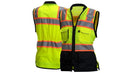 Women’s Hi-Vis Safety Vest – Tailored Fit, Class 2, 9-Pocket Surveyor Vest (RVZF61)-1
