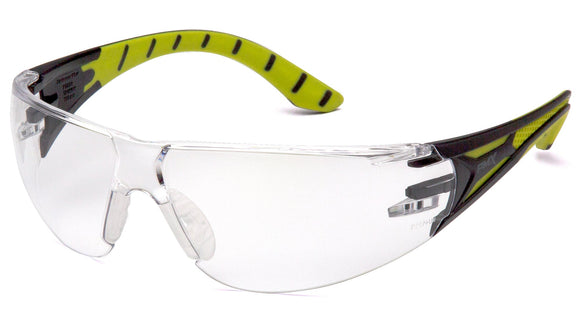 SBGR9610S, Black-Green body, Clear lens, No Anti-fog