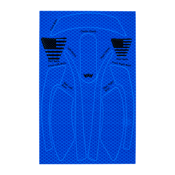 WaveCel T2+ MAX Reflective Decal Kit – Single Pack (360° Visibility)