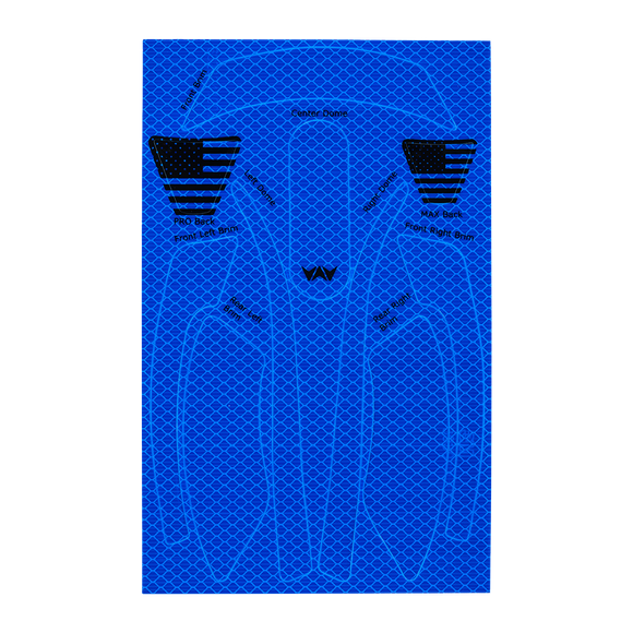 WaveCel T2+ MAX Reflective Decal Kit – Single Pack (360° Visibility)