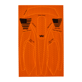 Buy wavecel-prismatic-orange WaveCel T2+ MAX Reflective Decal Kit – Single Pack (360° Visibility)