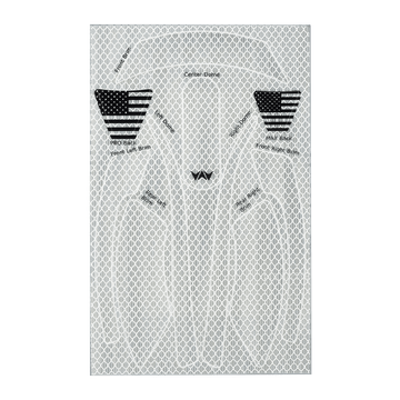 Buy wavecel-prismatic-white WaveCel T2+ MAX Reflective Decal Kit – Single Pack (360° Visibility)