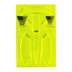 Buy wavecel-prismatic-yellow WaveCel T2+ MAX Reflective Decal Kit – Single Pack (360° Visibility)