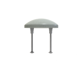 Top Gard Concrete Bollard Cap – Class-A Finish, 5000 PSI (American Made & Family Owned) - 0