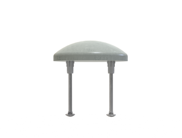 Top Gard Concrete Bollard Cap – Class-A Finish, 5000 PSI (American Made & Family Owned) - 0
