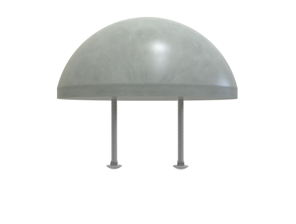 Top Gard Concrete Bollard Cap – Class-A Finish, 5000 PSI (American Made & Family Owned)