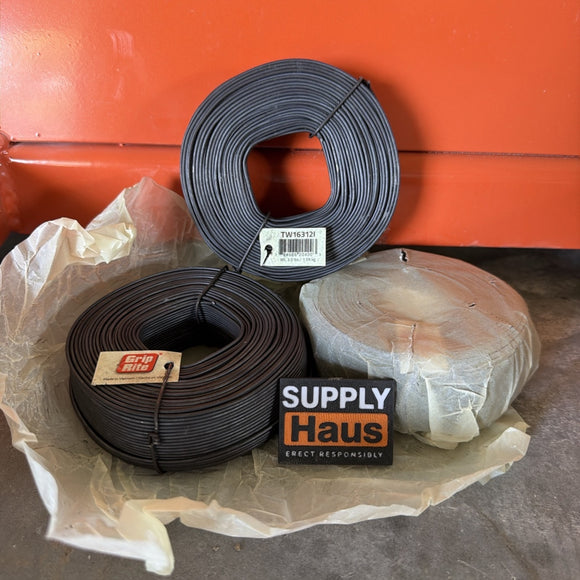 Grip-Rite 16 ga Tie Wire – 3.5 lb Roll – Black Annealed