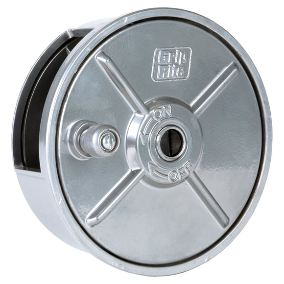 Grip-Rite TWREAR silver tie-wire reel, front view