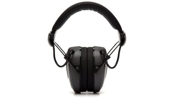 Pyramex Venture Gear Clandestine Electronic Earmuff — Black Graphite