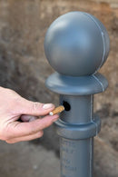 Eagle 5 Quart Outdoor Ashtray, SafeSmoker™, Gray - 1206GRAY — additional manufacturer view